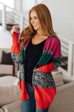Load image into Gallery viewer, Keep it Cozy Striped Cardigan (Reg & Curvy)