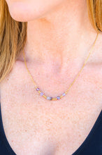 Load image into Gallery viewer, Waterproof, No tarnish, Lavender Moments Beaded Necklace