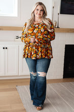 Load image into Gallery viewer, Let's Get Going Floral Babydoll Top (Reg & Curvy)