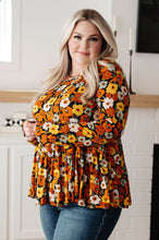 Load image into Gallery viewer, Let's Get Going Floral Babydoll Top (Reg & Curvy)