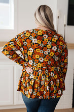 Load image into Gallery viewer, Let's Get Going Floral Babydoll Top (Reg & Curvy)