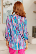 Load image into Gallery viewer, DEAR SCARLETT- Little Lovely Blouse in Blue Multi