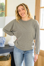 Load image into Gallery viewer, W23 Long Sleeve Solid Knit Open Back Top In Olive