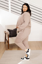 Load image into Gallery viewer, Lounge A Lot Cut Off Sweatshirt in Mocha (Reg & Curvy)