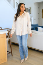 Load image into Gallery viewer, WEEKEND DEAL- Loved for Years Satin Button Up in Beige