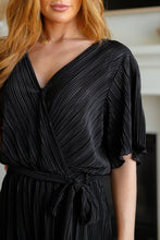 Load image into Gallery viewer, SP24- Lovely Life Plisse Romper in Black