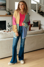Load image into Gallery viewer, SP24- Marquee Lights Striped Cardigan (Reg & Curvy)