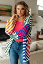 Load image into Gallery viewer, SP24- Marquee Lights Striped Cardigan (Reg & Curvy)