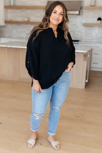 Load image into Gallery viewer, WHITE BIRCH- Midnight in Manhattan V-Neck Blouse