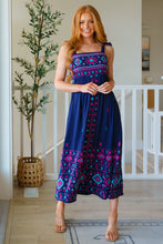 Load image into Gallery viewer, SP24- Midnight Magic Embroidered Maxi Dress