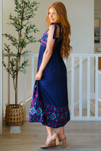 Load image into Gallery viewer, SP24- Midnight Magic Embroidered Maxi Dress