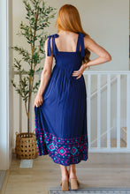 Load image into Gallery viewer, SP24- Midnight Magic Embroidered Maxi Dress