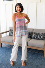 Load image into Gallery viewer, Mix It Up Striped Tank (Reg & Curvy)