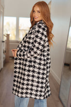 Load image into Gallery viewer, Monochromatic Moment Plaid Coat