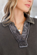 Load image into Gallery viewer, VERY J- Moonstone Mineral Wash Pullover