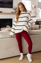 Load image into Gallery viewer, More or Less Striped Sweater (Reg & Curvy)