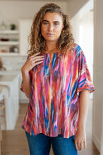 Load image into Gallery viewer, SP24- My Bae Top in Pink Kaleidoscope (Reg $36)