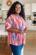 Load image into Gallery viewer, SP24- My Bae Top in Pink Kaleidoscope (Reg $36)