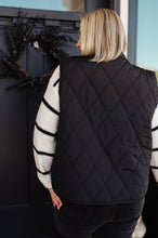 Load image into Gallery viewer, Neither Here Nor There Puffer Vest in Black (Reg & Curvy)