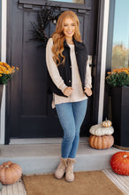 Load image into Gallery viewer, Neither Here Nor There Puffer Vest in Black (Reg & Curvy)