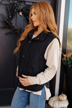 Load image into Gallery viewer, Neither Here Nor There Puffer Vest in Black (Reg & Curvy)