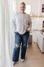 Load image into Gallery viewer, ANDREE BY UNIT- Never Give Up Henley Sweater