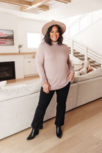 Load image into Gallery viewer, Nivia Draped Turtle Neck Tunic in Mocha