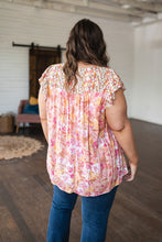 Load image into Gallery viewer, SP24- Not So Serious Floral Blouse in Pink