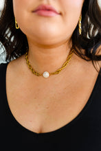 Load image into Gallery viewer, Waterproof, No Tarnish, Ocean's Gold Shell Pendant Necklace