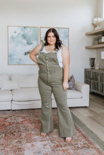 Load image into Gallery viewer, Olivia Control Top Release Hem Overalls in Olive