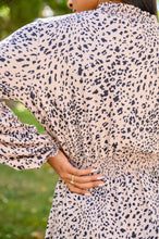 Load image into Gallery viewer, W23 Ophelia Animal Print Shirred Waist Dress (Reg & Curvy)