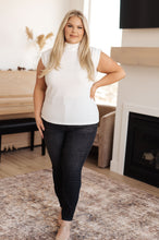 Load image into Gallery viewer, SP24- ONE ELEVEN NORTH- Overqualified Mock Neck Cap Sleeve Top
