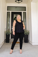 Load image into Gallery viewer, Parisian Stroll Lace Blouse in Black (Reg & Plus)