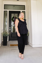 Load image into Gallery viewer, Parisian Stroll Lace Blouse in Black (Reg & Plus)