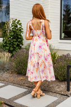 Load image into Gallery viewer, Pastel Petals Floral Midi Dress- ANDREE'