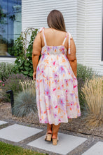 Load image into Gallery viewer, Pastel Petals Floral Midi Dress- ANDREE'