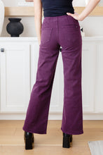 Load image into Gallery viewer, MICA- Petunia High Rise Wide Leg Jeans in Plum