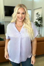 Load image into Gallery viewer, ANDREE BY UNIT- Pleat Front V-Neck Top in Lavender