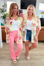 Load image into Gallery viewer, HAPTICS- Yeah, We Did That Floral Kimono in Ivory