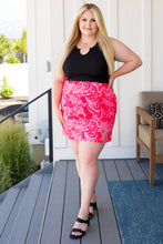 Load image into Gallery viewer, Pink, Paisley, and Perfect Mini Skirt- ANDREE' BY UNIT