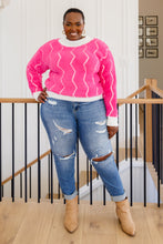 Load image into Gallery viewer, Pop Culture Zig Zag Sweater