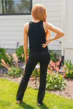 Load image into Gallery viewer, SP24- Previous Engagement Halter Neck Sweater Tank in Black