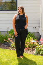 Load image into Gallery viewer, SP24- Previous Engagement Halter Neck Sweater Tank in Black