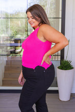 Load image into Gallery viewer, SP24- Previous Engagement Halter Neck Sweater Tank in Pink