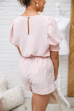 Load image into Gallery viewer, Prim & Pretty Gingham Tie Shorts