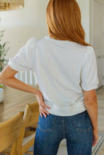 Load image into Gallery viewer, SP24- Pristine Puff Sleeve Top