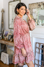 Load image into Gallery viewer, W23 Rayven Animal Print Dress in Burgundy