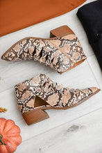 Load image into Gallery viewer, SP24- Sadie Ankle Boots In Snakeskin