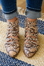 Load image into Gallery viewer, SP24- Sadie Ankle Boots In Snakeskin