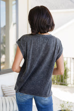 Load image into Gallery viewer, SP24- She's Alright Mineral Wash Sleeveless Henley (Reg & Curvy)